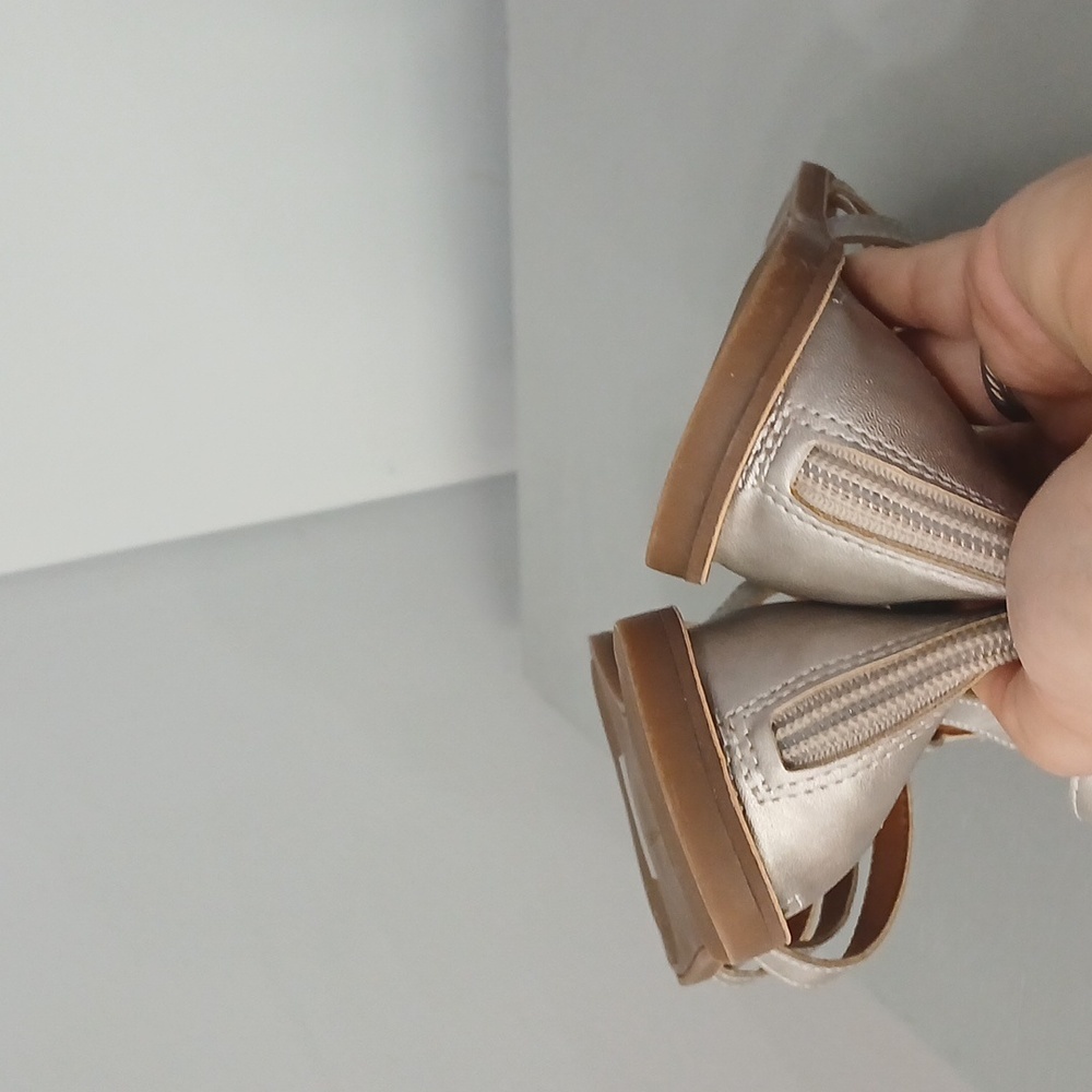 Lucky Brand Metallic Gladiator Sandals - Picture 7 of 7